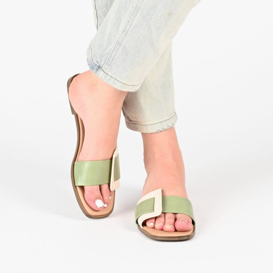 * Journee Collection Victorya Sandals Slides