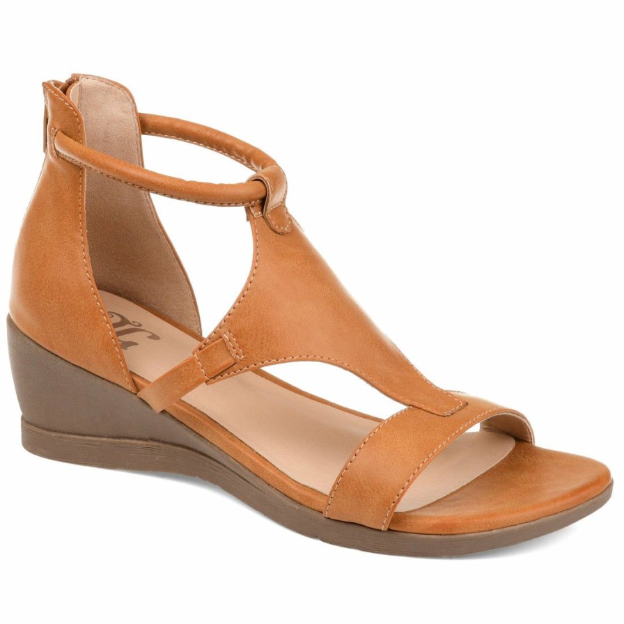 * Journee Collection Sandals Trayle Wide Width Wedge Sandals