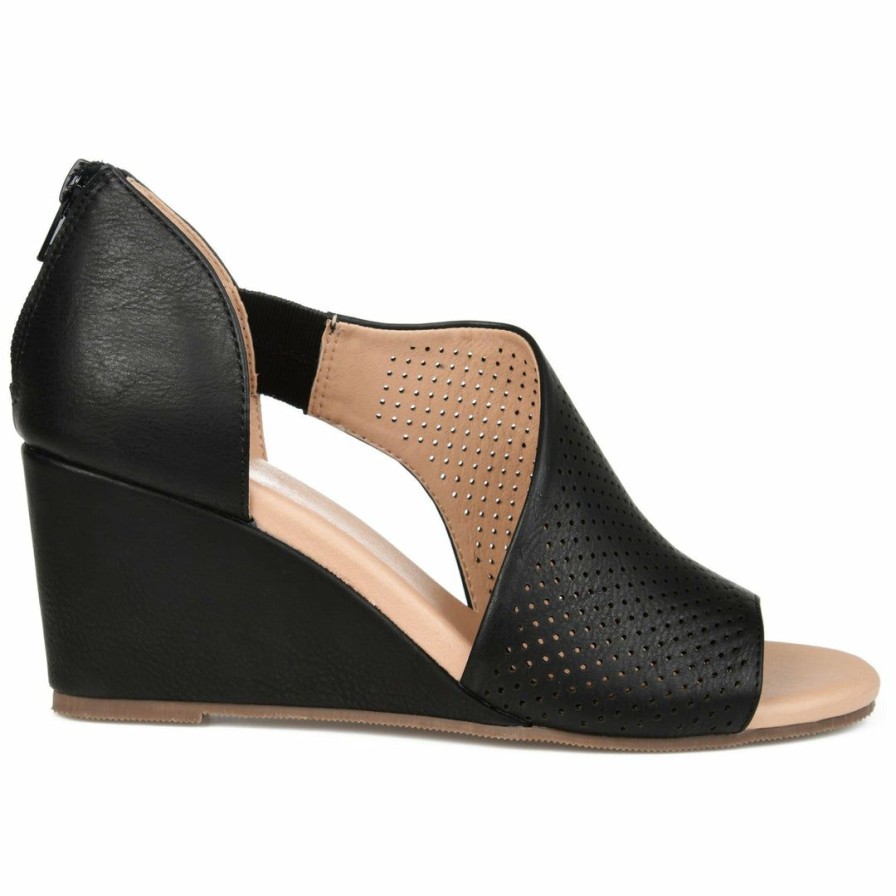 * Journee Collection Aretha Standard Width Heels Wedge