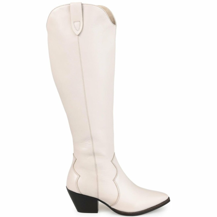 * Journee Signature Boots Pryse Extra Wide Calf Extra-Wide Calf