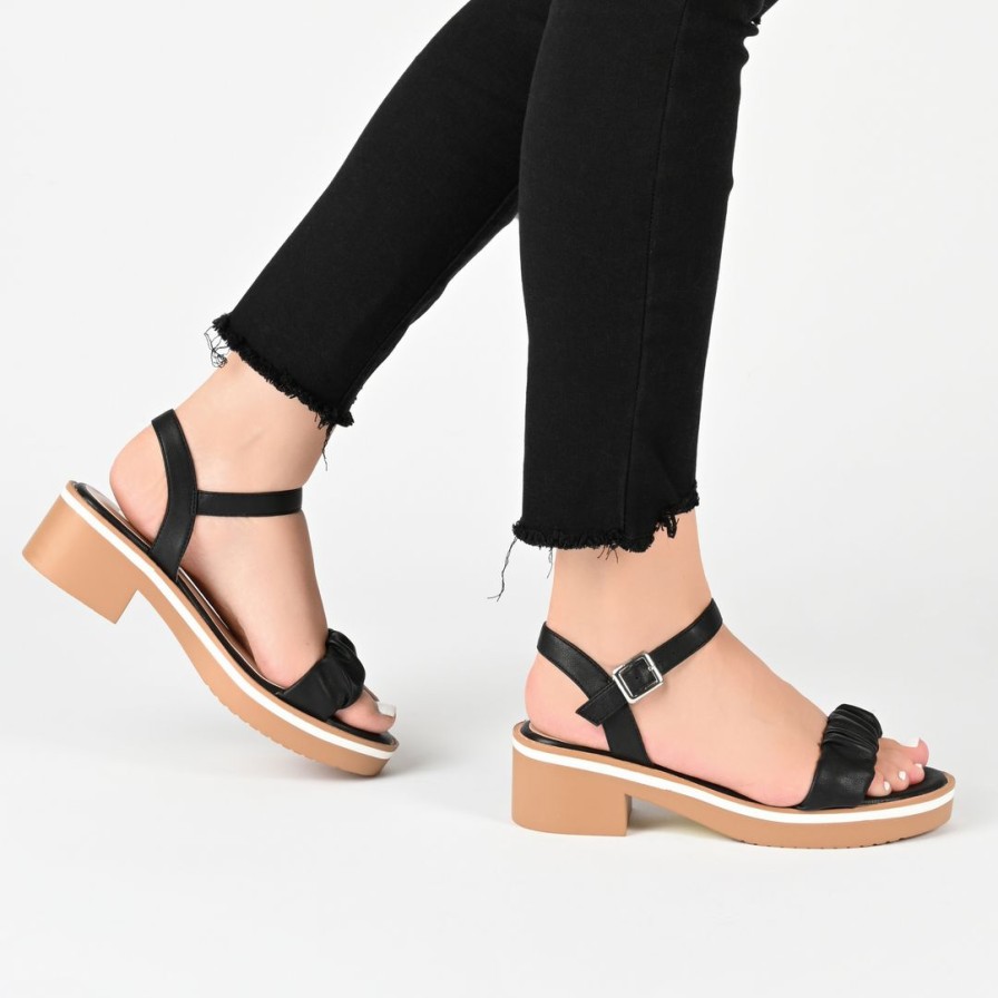 * Journee Collection Dexxla Heeled Sandals