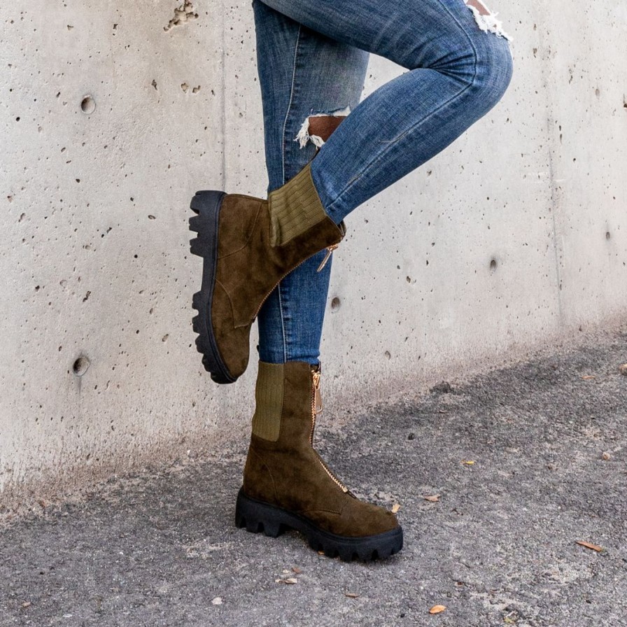 * Journee Collection Estee Booties Combat