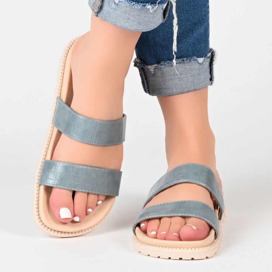 * Journee Collection Sandals Stellina Slides