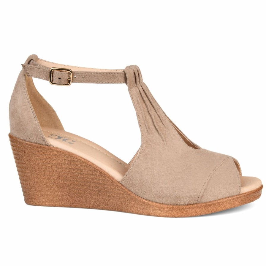 * Journee Collection Heels Kedzie Standard Width Wedge