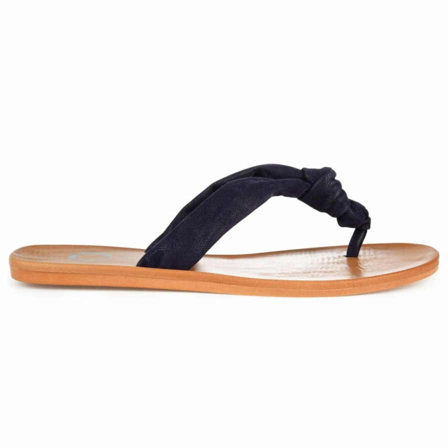 * Journee Collection Sandals Brindle Flip-Flops