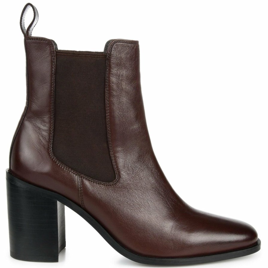 * Journee Signature Booties Rowann Genuine Leather