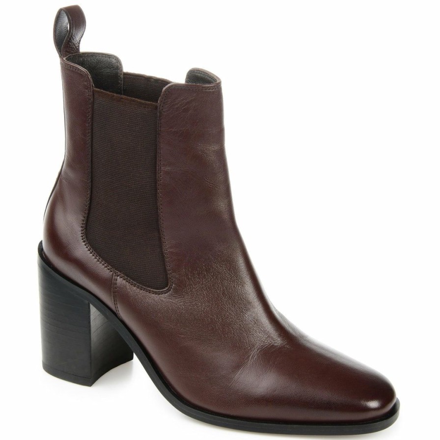 * Journee Signature Booties Rowann Genuine Leather