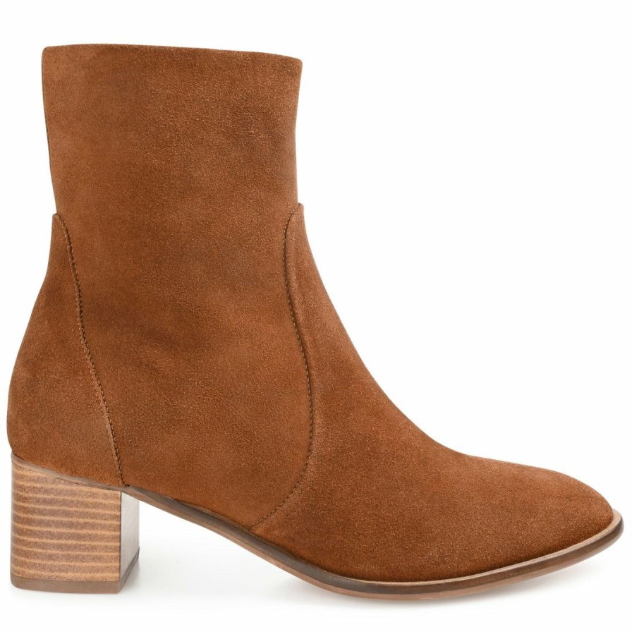 * Journee Signature Airly Booties Genuine Leather