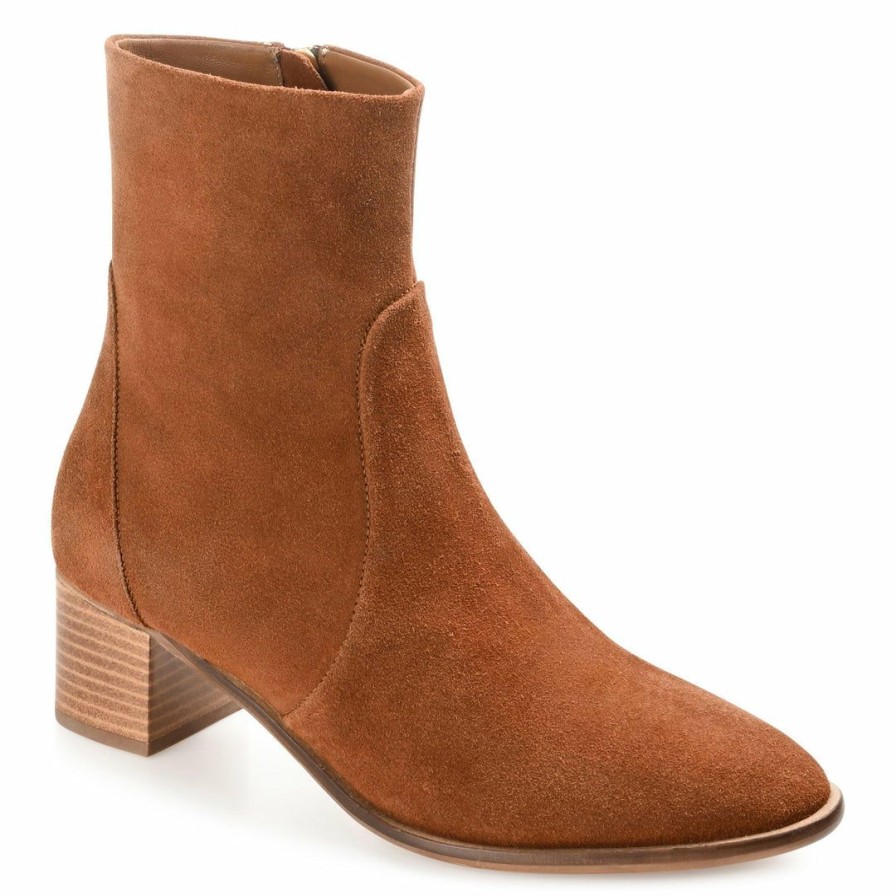 * Journee Signature Airly Booties Genuine Leather