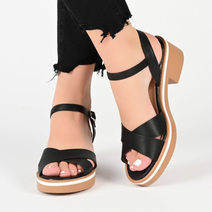 * Journee Collection Sandals Hilaree Heeled Sandals